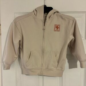 365 kids zip up, hooded sweatshirt size 6